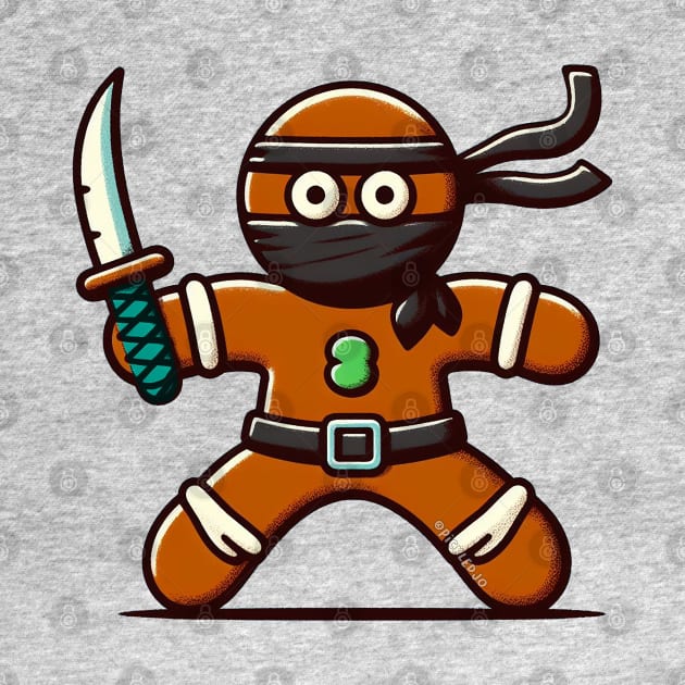 Ninjabread man with sword by Sketchy